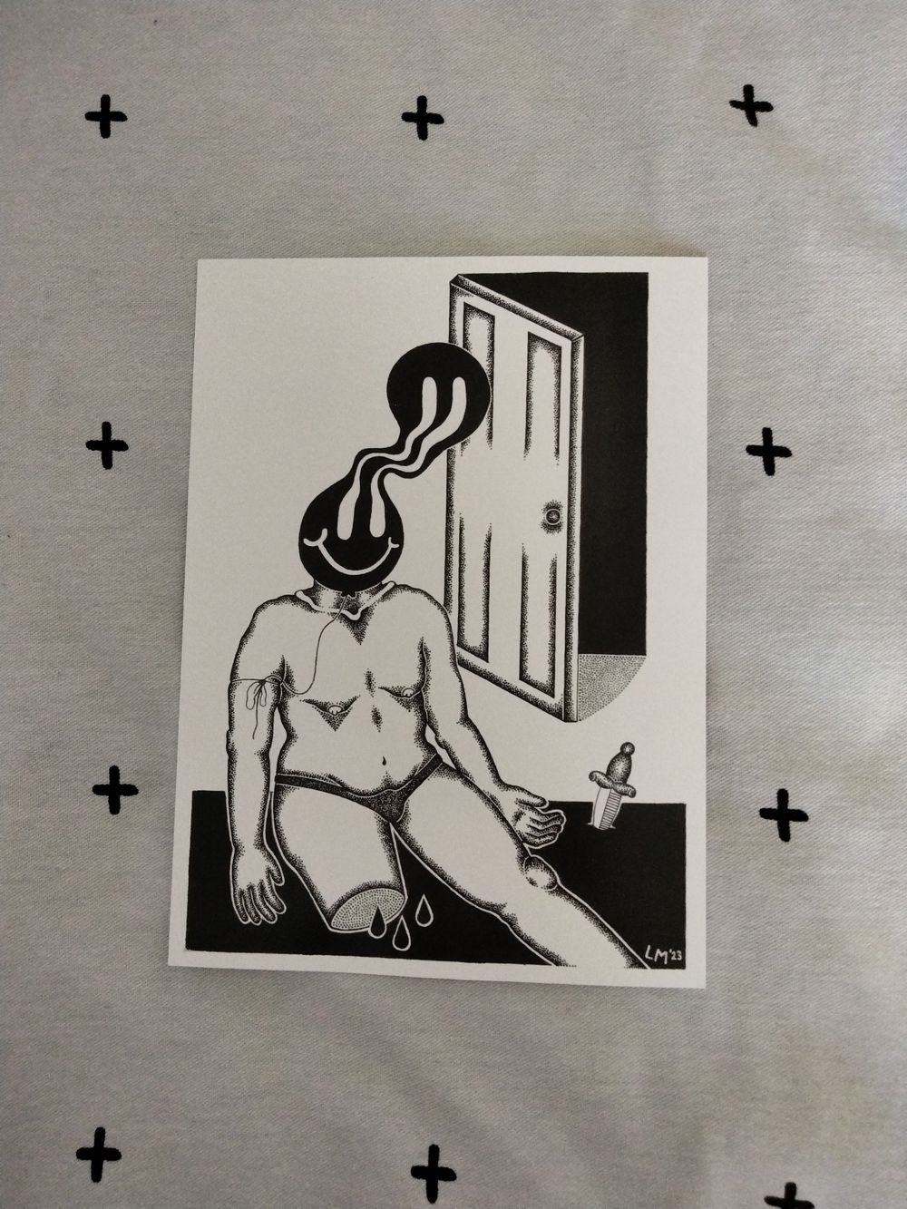 Door open print