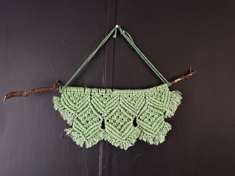 Diamond wall hanging