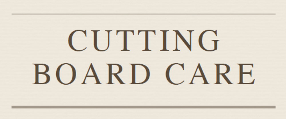 Cutting-Board Care Guide — Free PDF Download