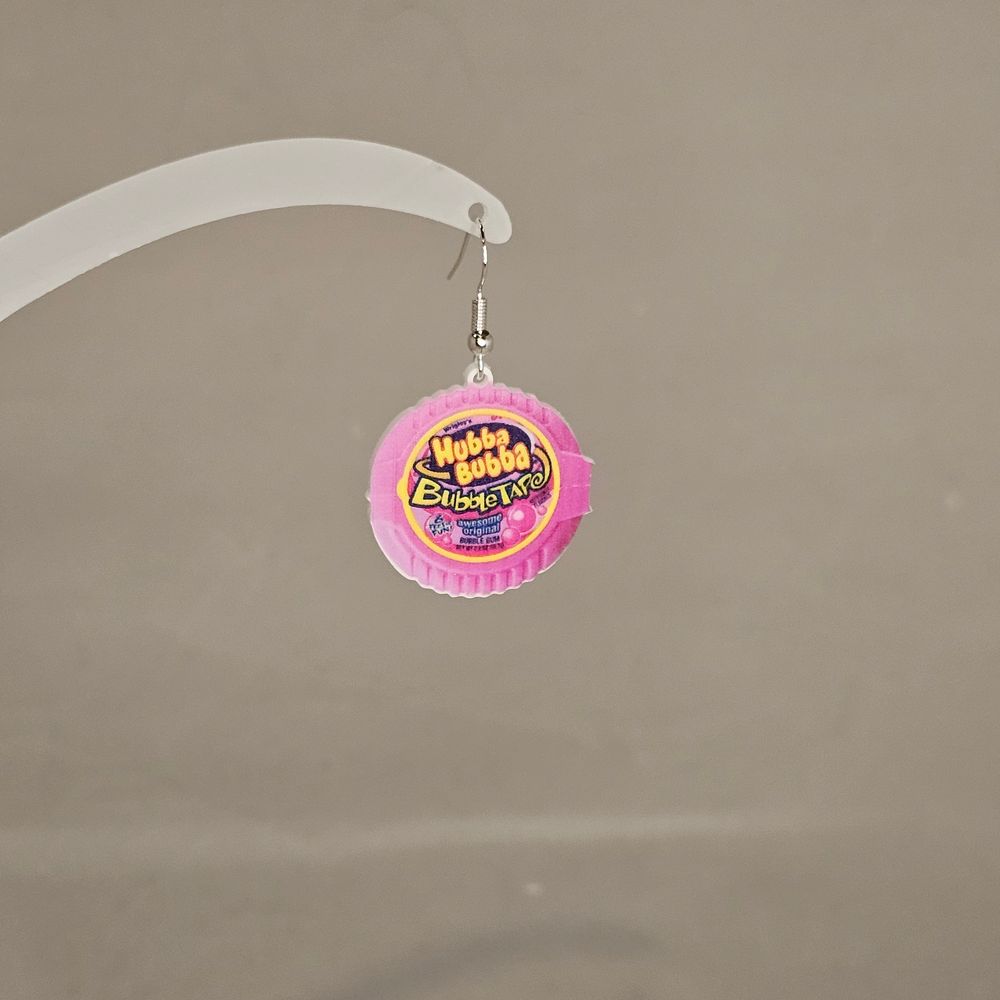 Item #122 Bubble Tape Bar Earring
