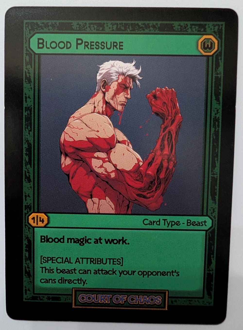 Blood Pressure - Divorced Dads Court of Chaos Deck Card
