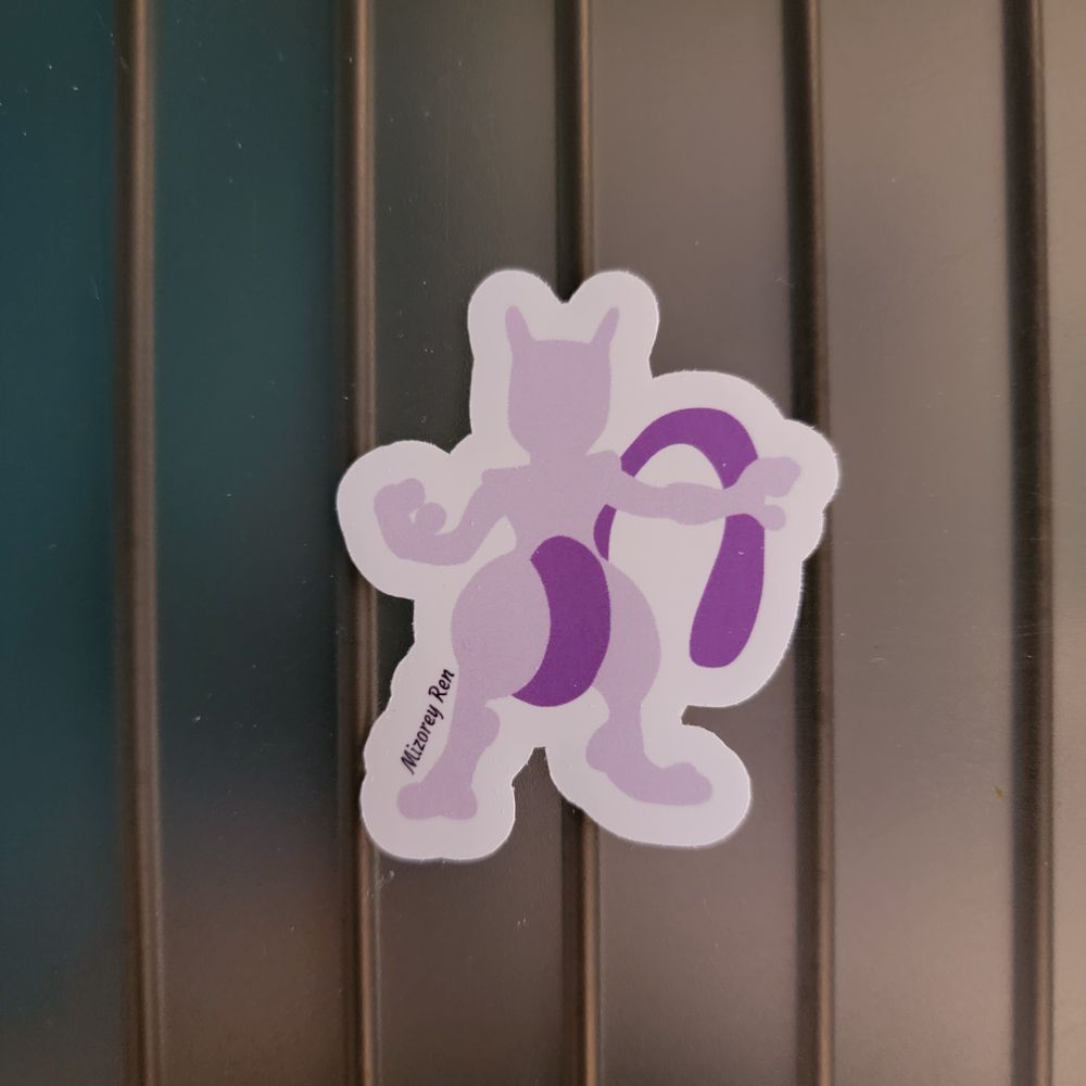 Pokemon Mewtwo Sticker