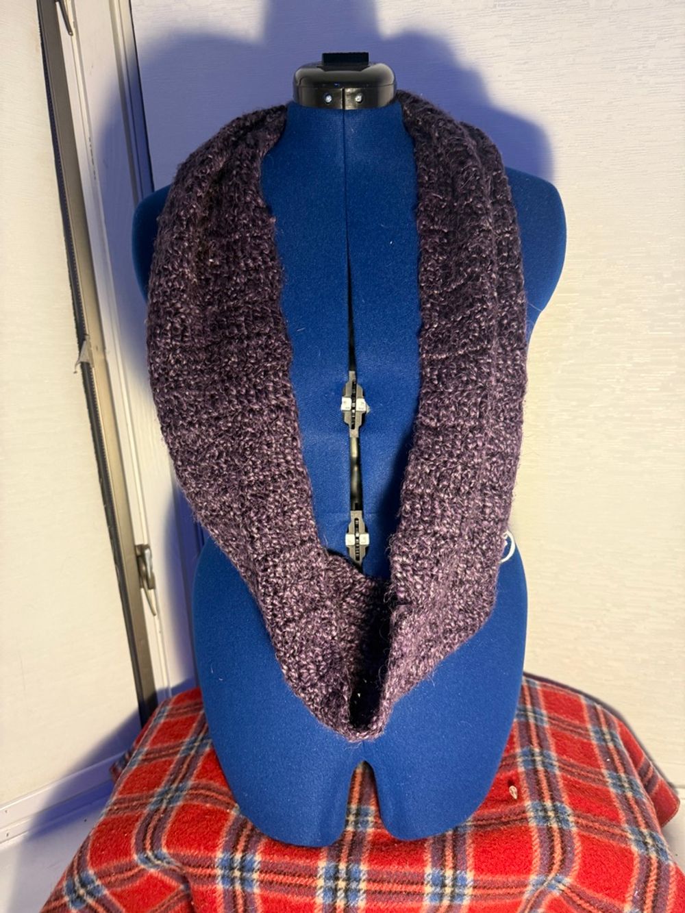 Soft Purple Infinity Scarf