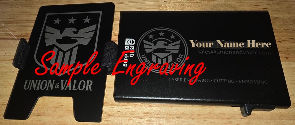 Slim Carbon Fiber wallet w/money clip