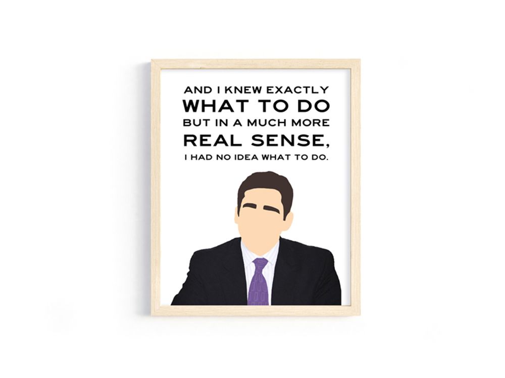 The Office Michael Scott 8x10 Digital Download