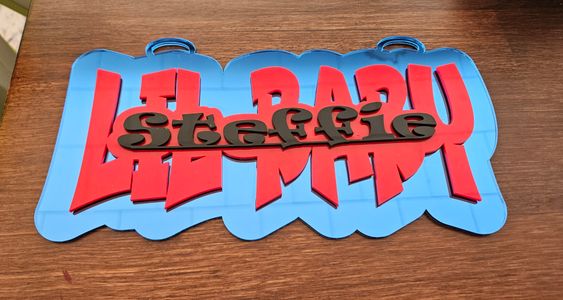 Acrylic name sign
