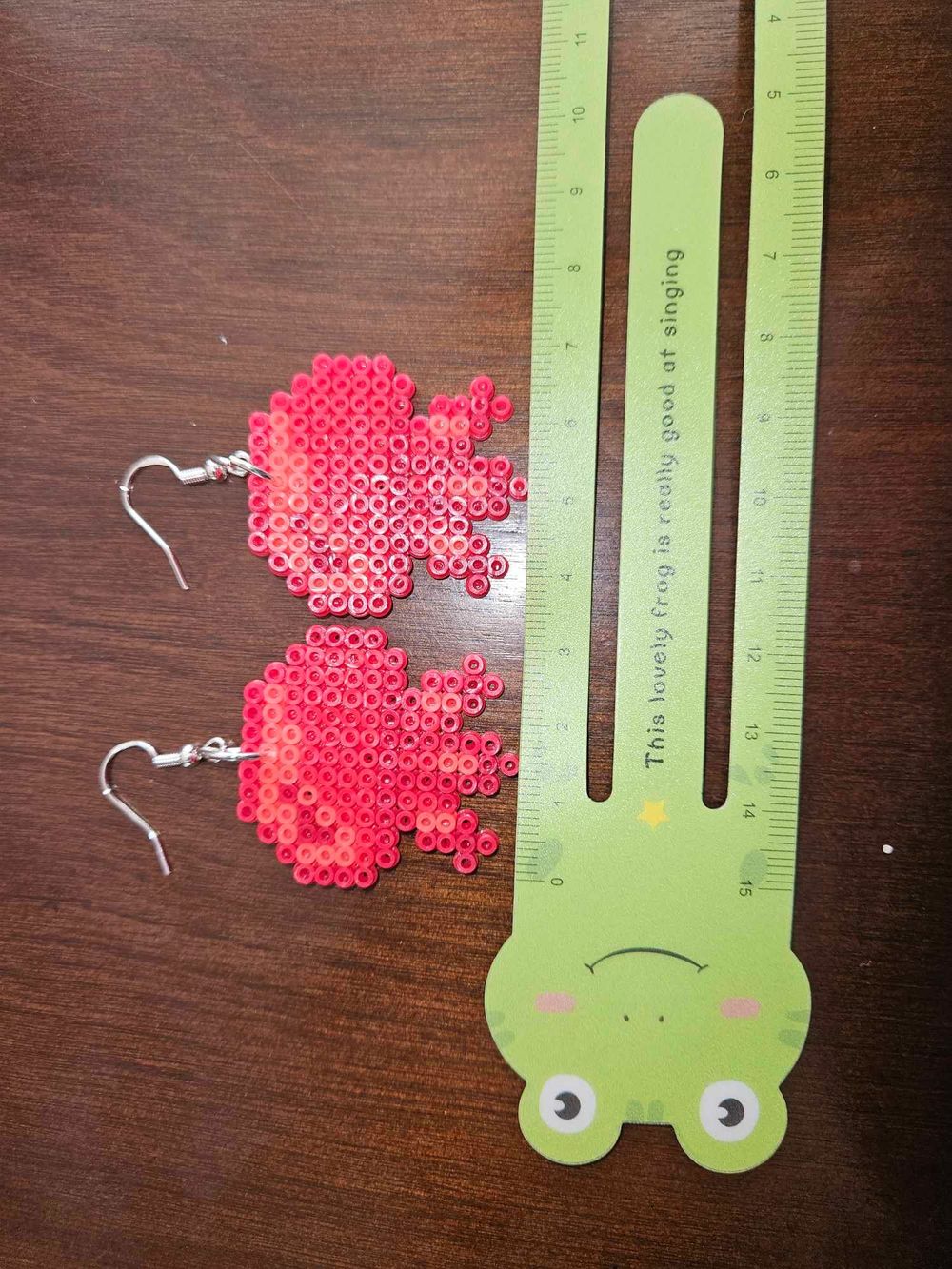 Red Jellyfish Earrings