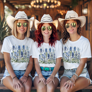 Bluebonnets Botanical Tshirt 