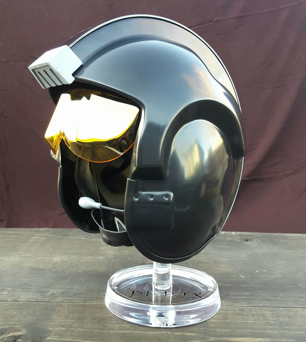 X Wing Pilot Helmet (Black plastic)