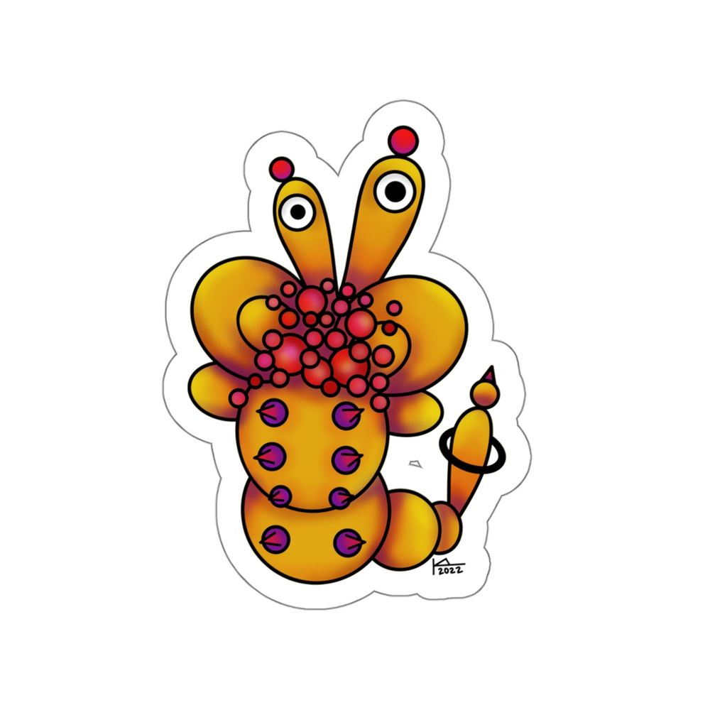 Hepi-Todd Wee Monster Sticker