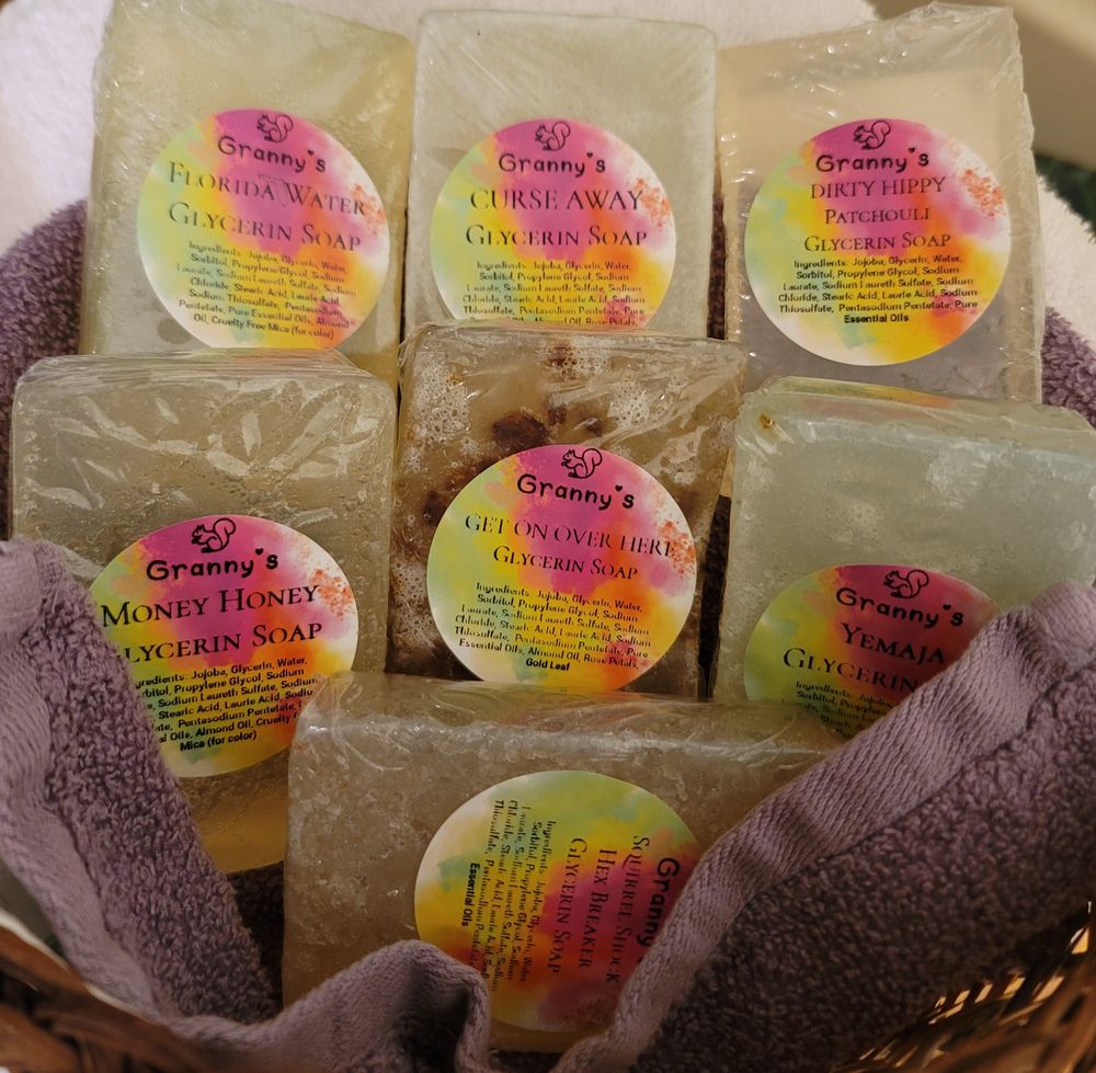 Handcrafted Witchy Glycerin Soaps