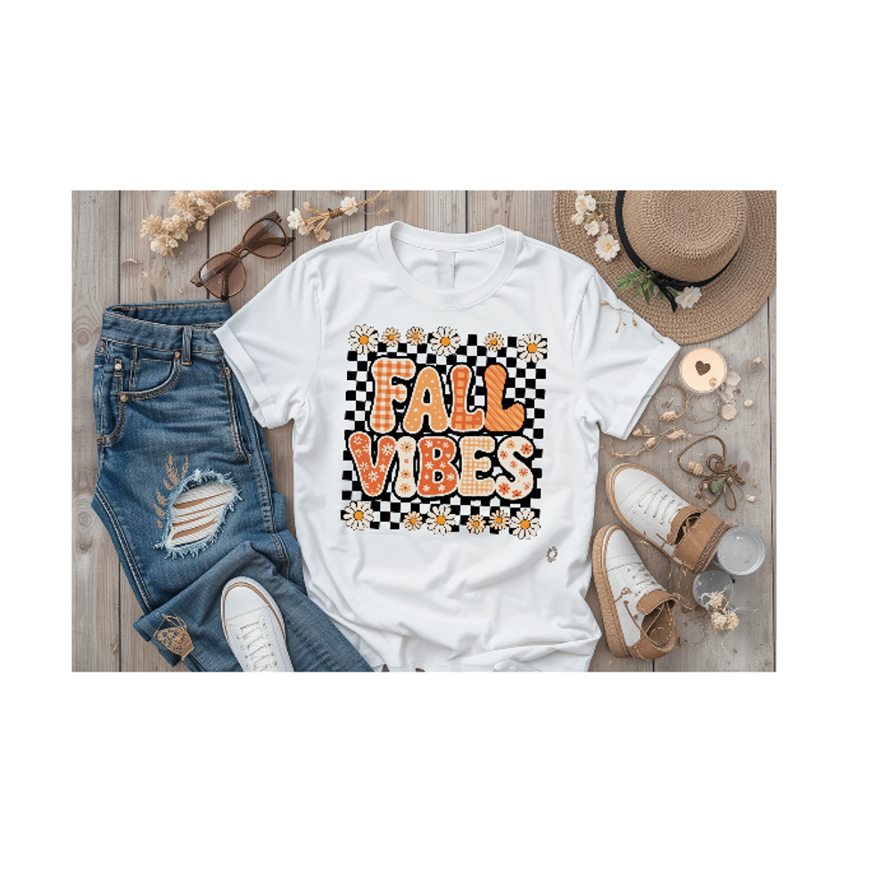 Fall vibes with check