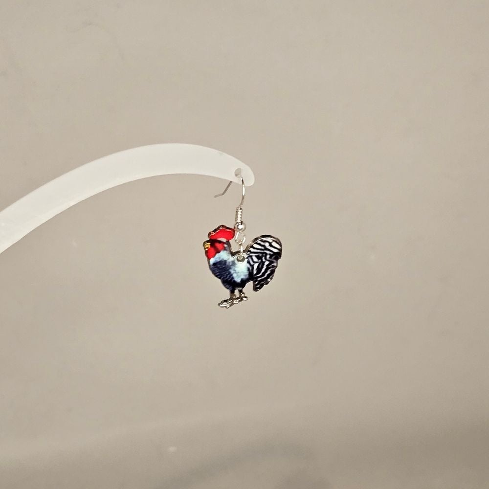 Item #221 Rooster Earring