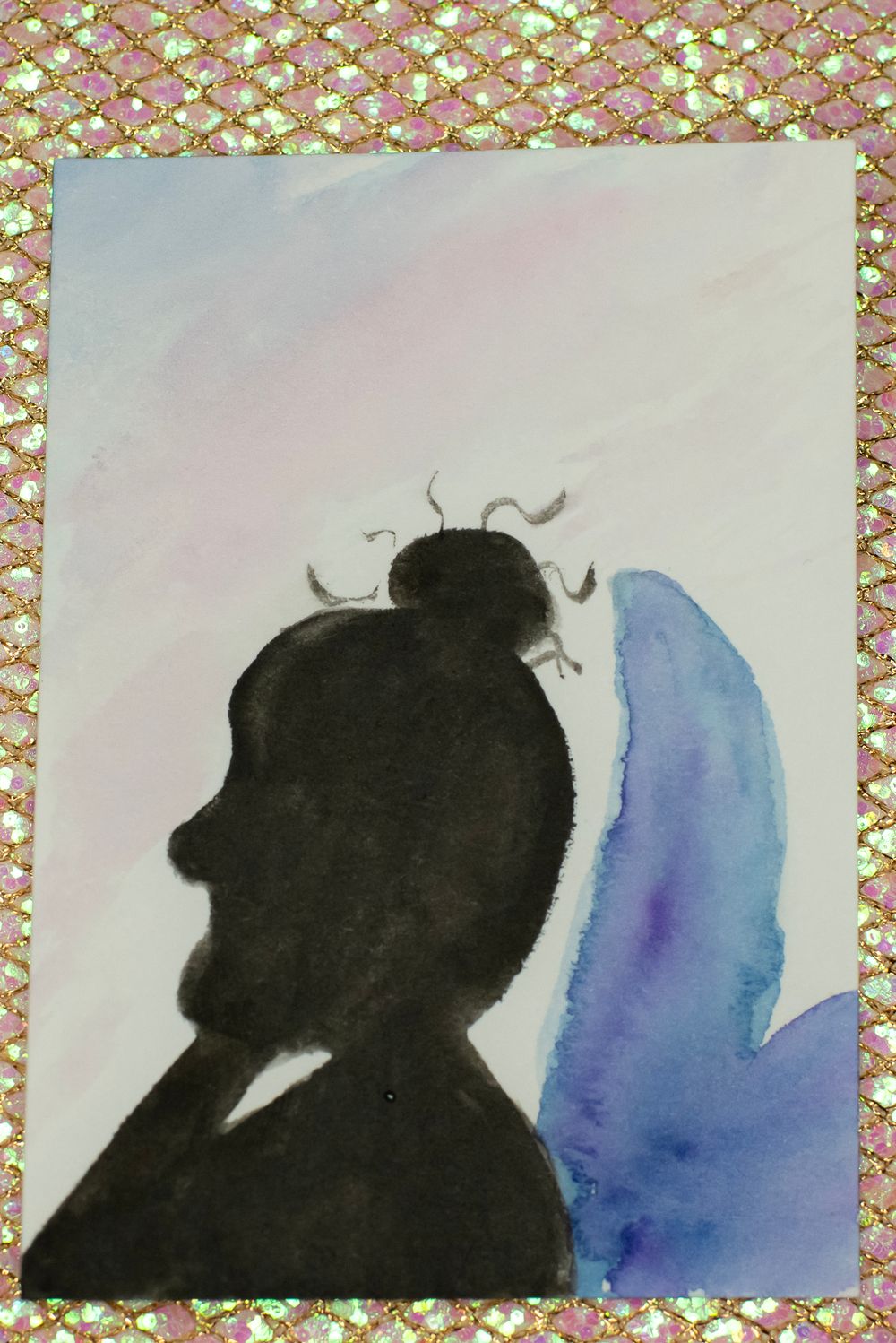 ACEO Orig - 'Fairy' - MiniArt - 2.5x3.5 collectable