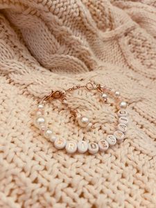The Blushing Bridesmaid Pearl Friendship Bracelet