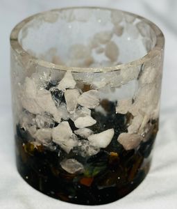 Rose quartz/ tiger eye 