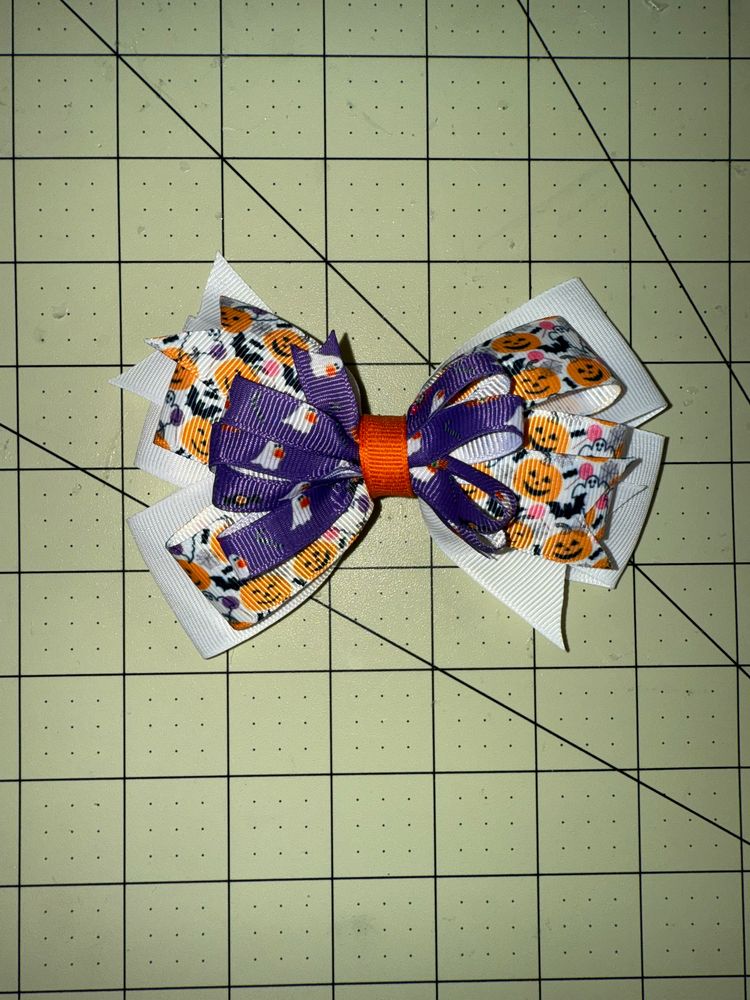 Triple Layered Pinwheel Bow