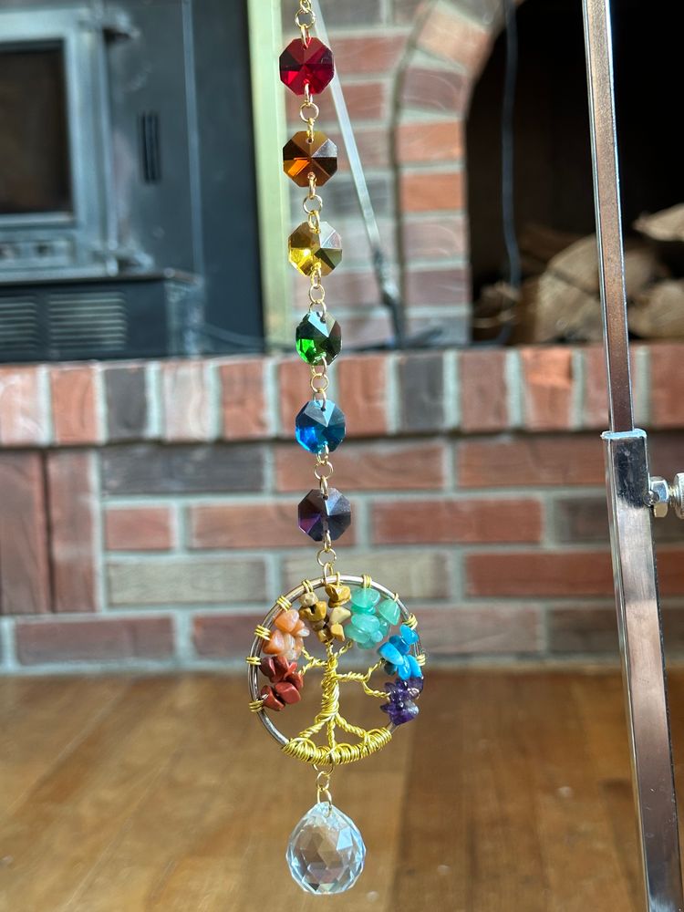 Rainbow Tree of Life Sun Catcher