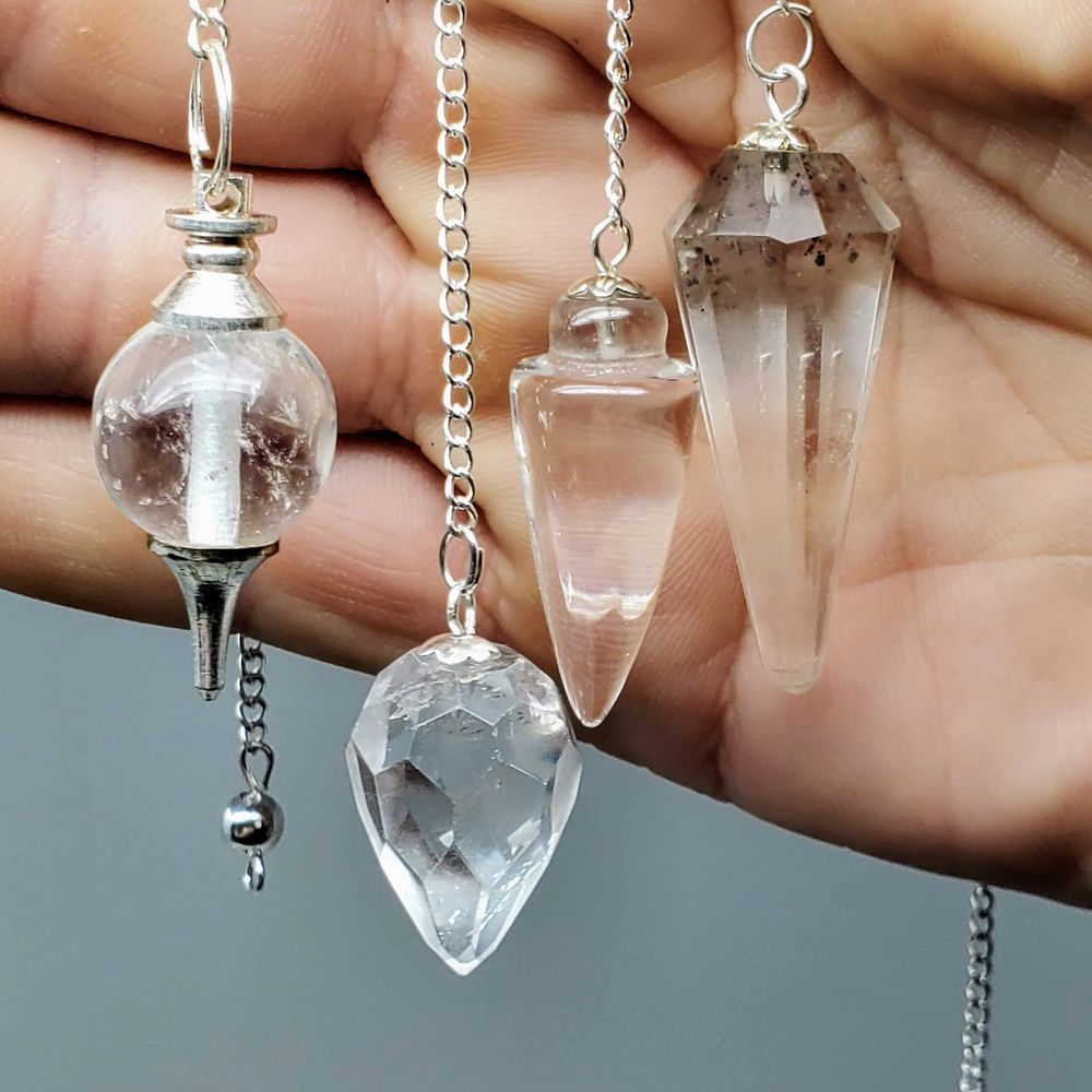 Clear Quartz Pendulum 💎✨
