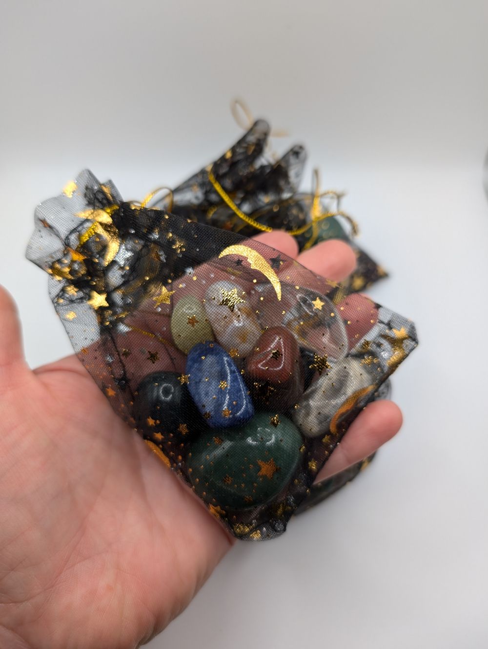 Mixed Crystal Tumbles Bag - intuitively chosen 