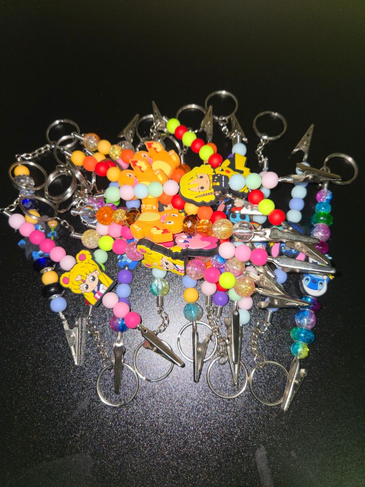 Beaded Debit Card Puller W/ Focal Bead
