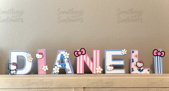 Hello Kitty 3D Letters