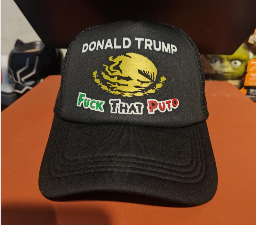 Donald Trump fk that puto snapback trucker hat 