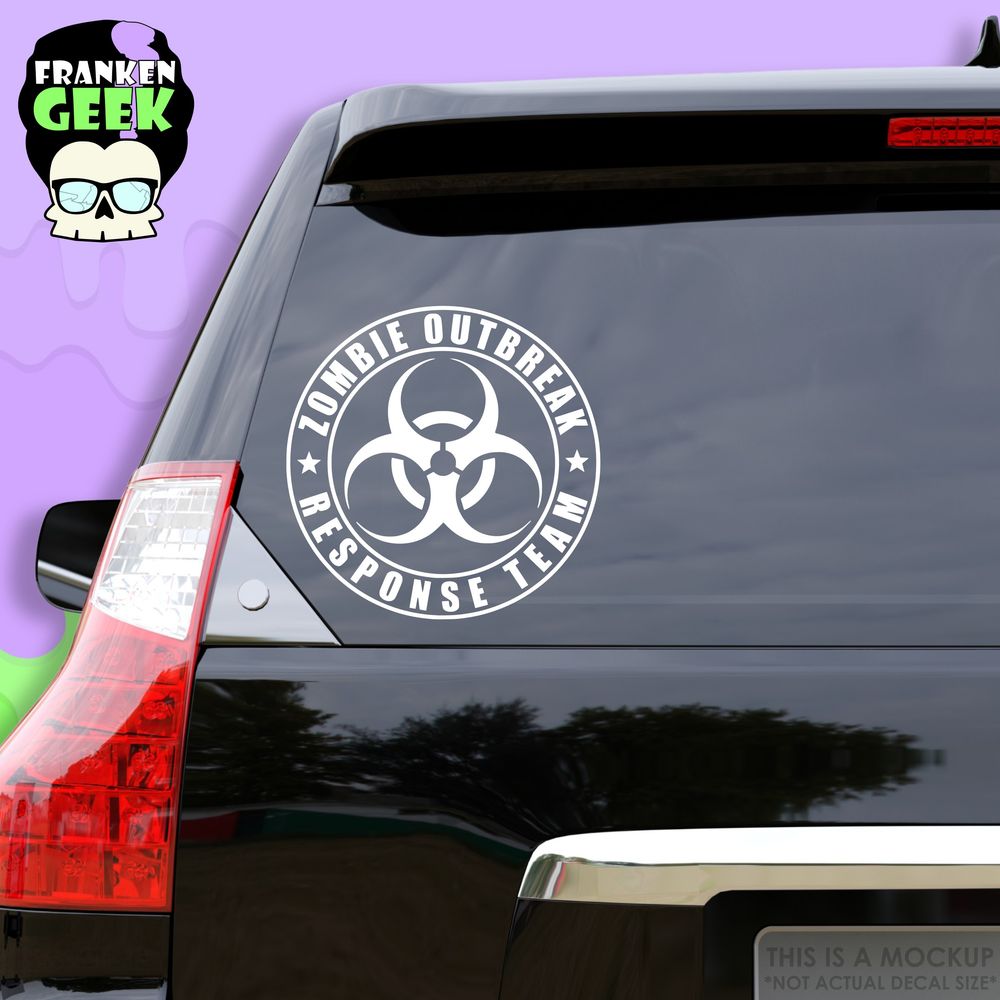 Zombie Outbreak Response Team Vinyl Vehicle Decal
