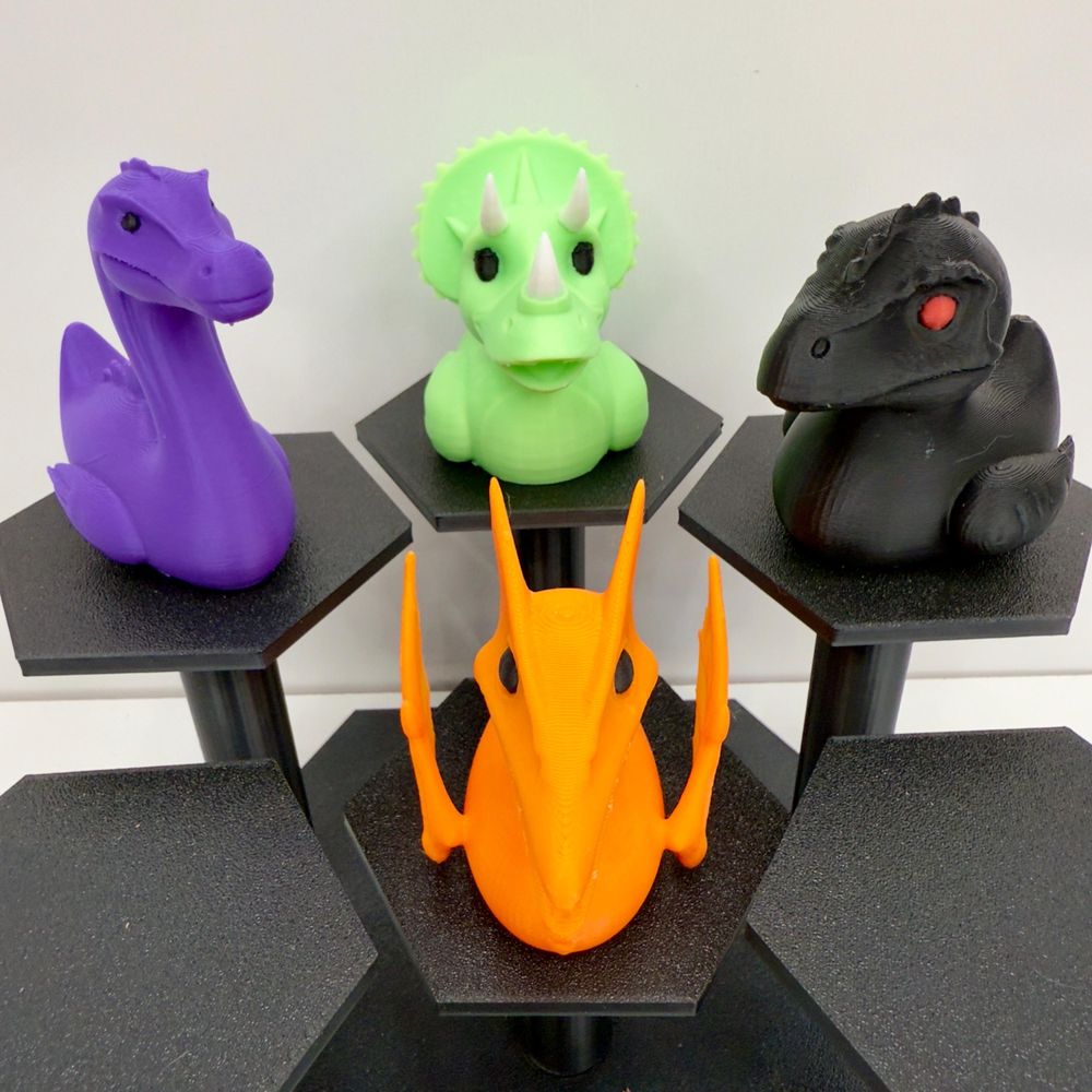 Dinosaur Jeep Duck Figurines | T-Rex, Triceratops, Pterodactyl, Brontosaurus 