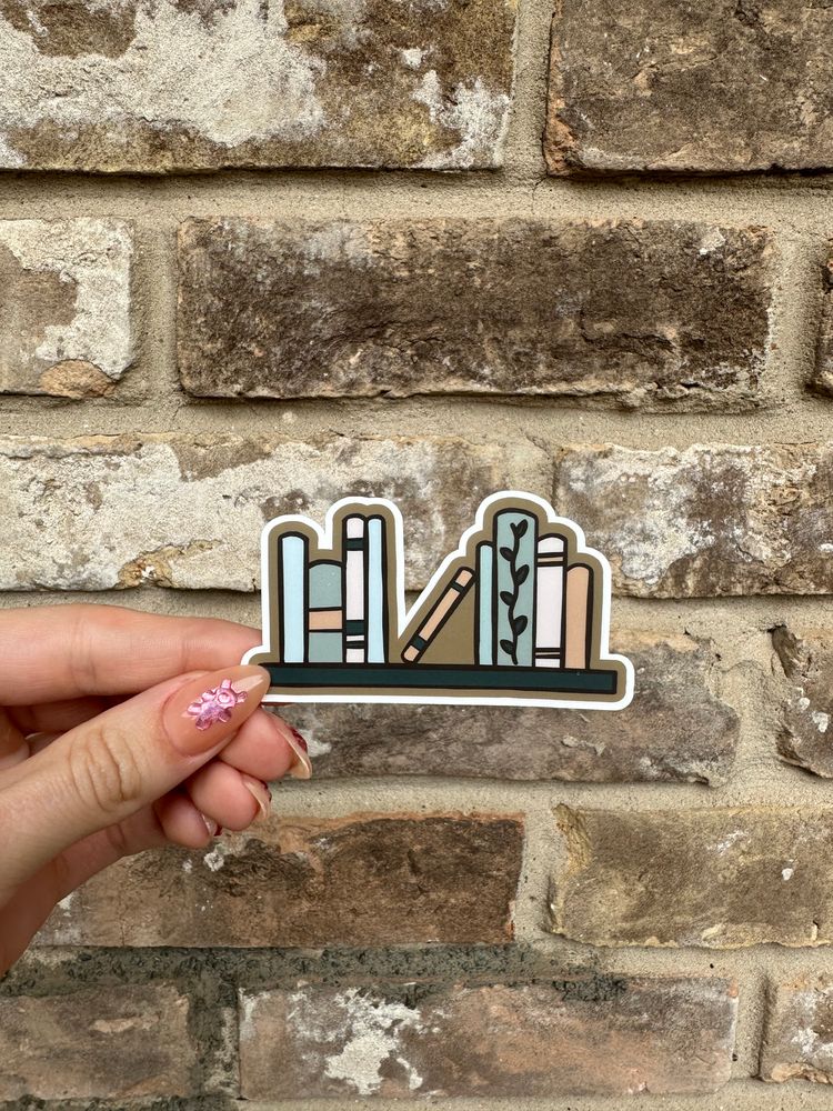 bookshelf sticker