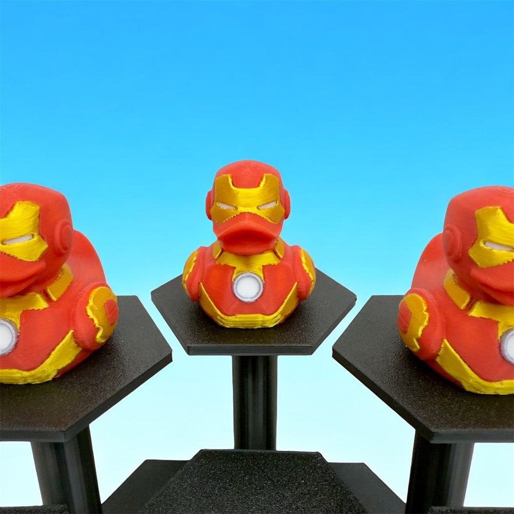 Iron Man Duck Figurine | Superhero Jeep Duck