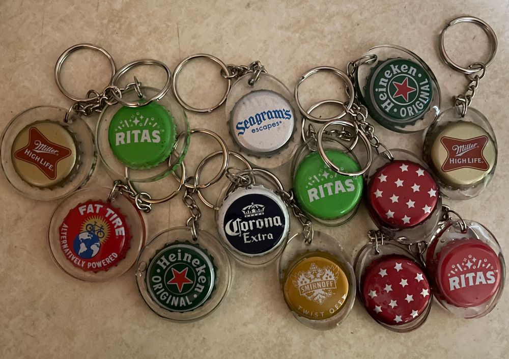 Bottle Cap Key Chain