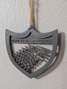 Dire Wolf Sigil of House Stark from Game of Thrones