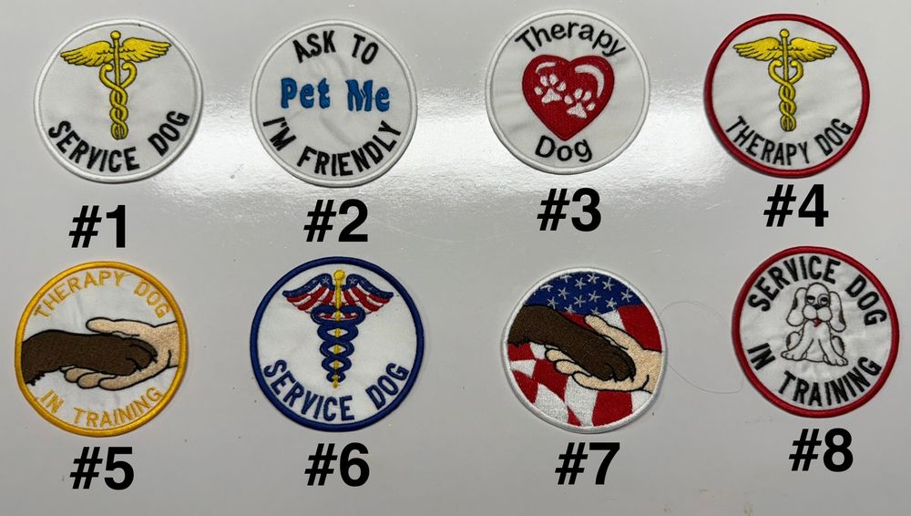Service/Therapy Dog patch