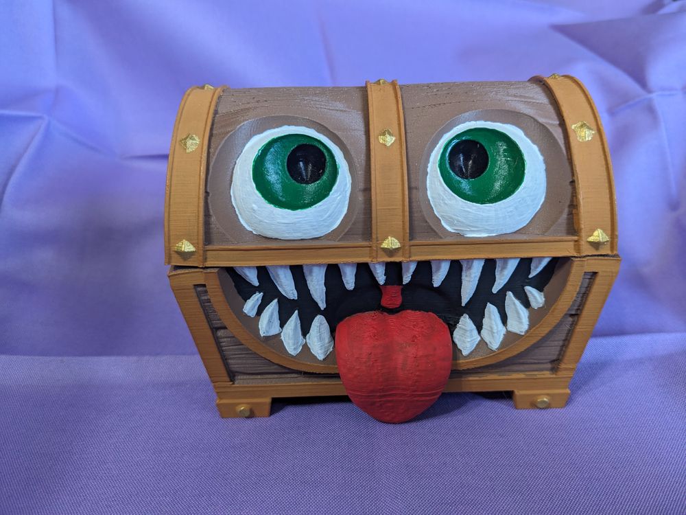 3D Printed Cute Mimic Box