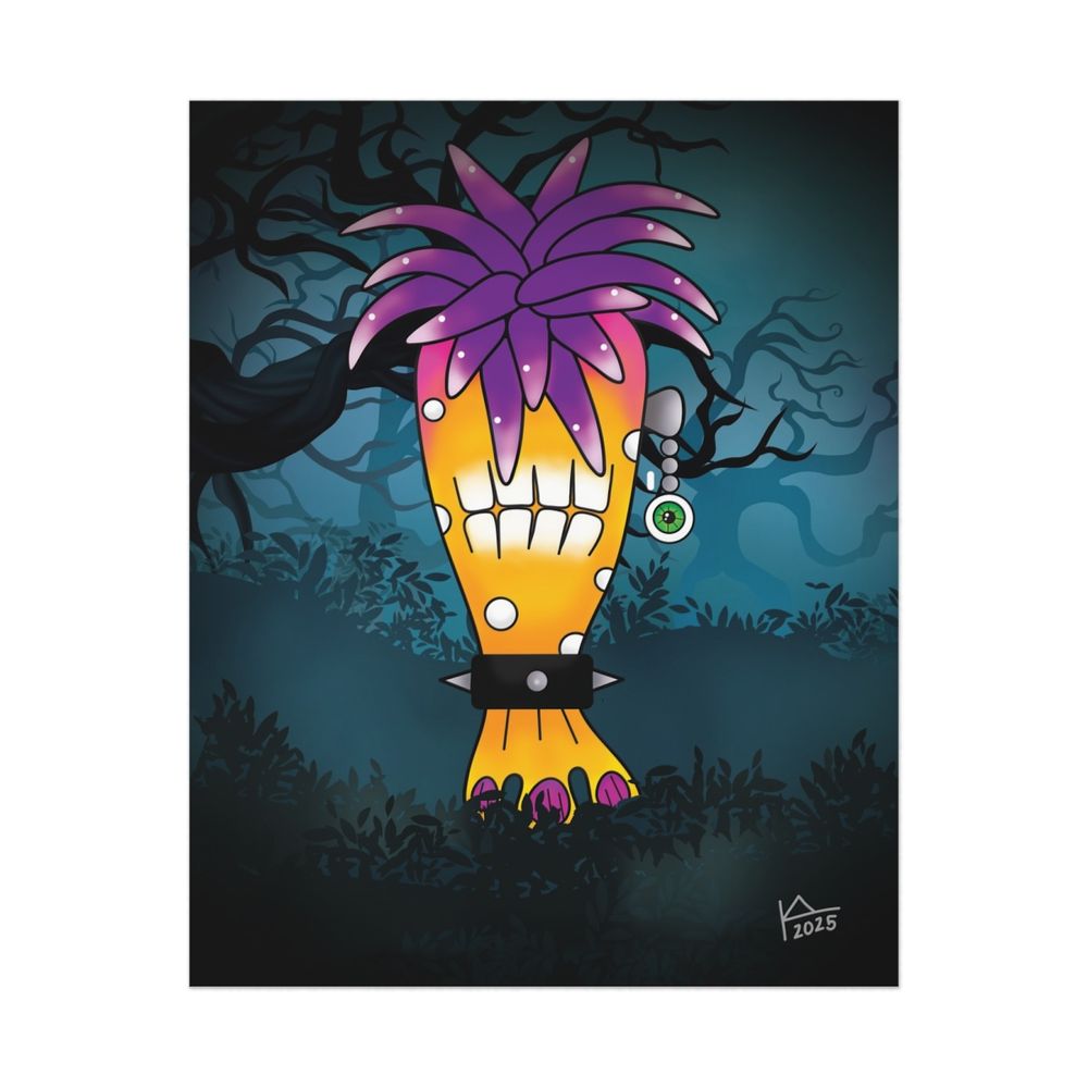 Pete Rocker Wee Monster Print