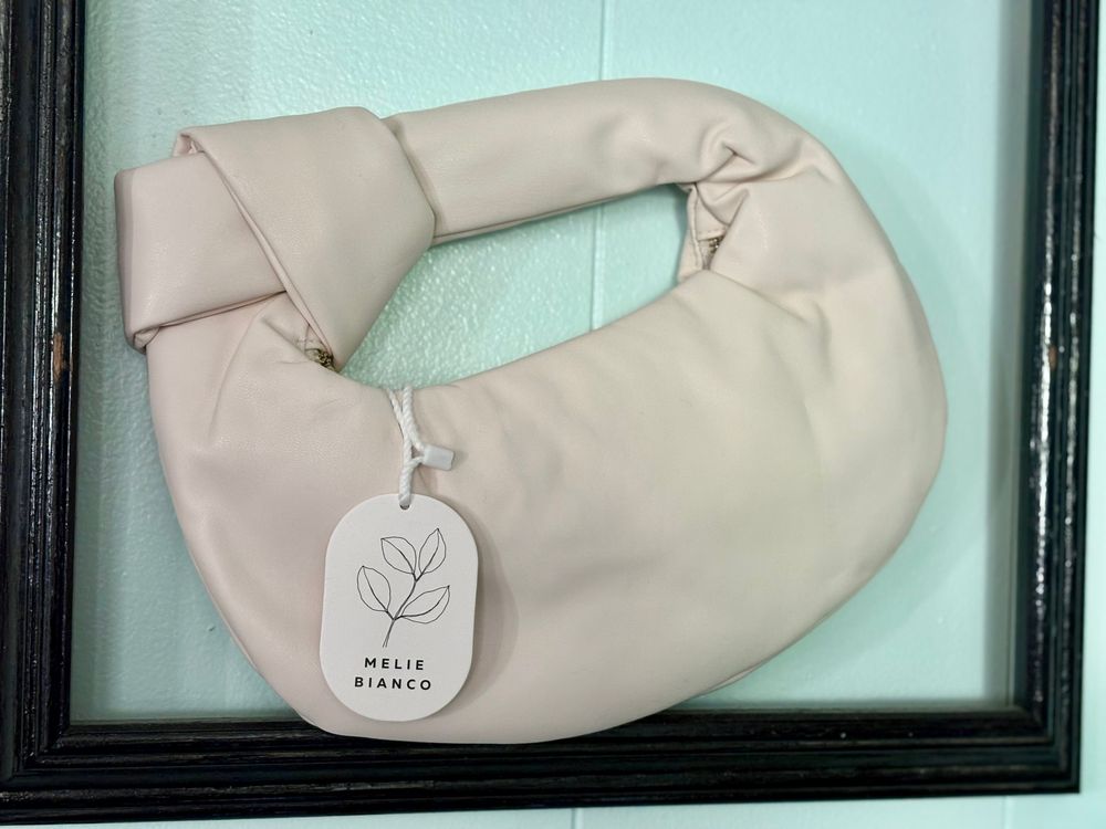 Melie Bianco Cream Purse