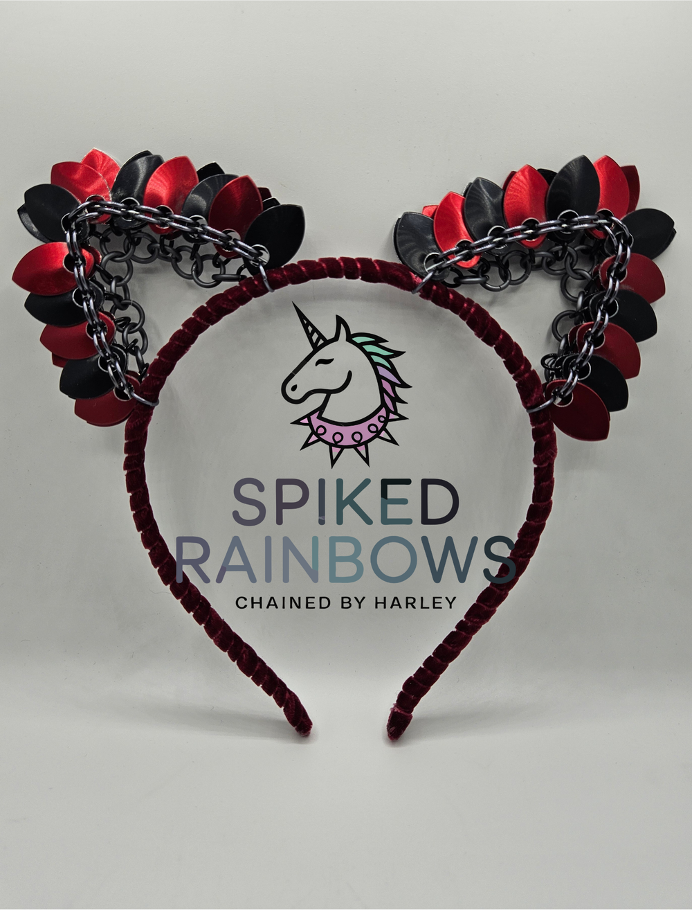 Scale-mail Cat Ear Headbands