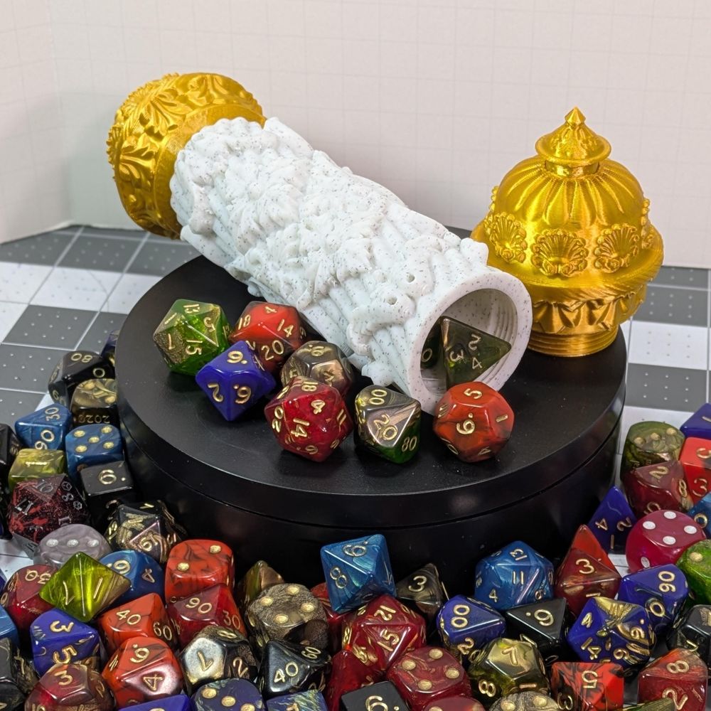 Wizard's Spell Scroll Dice Case - 3D Print