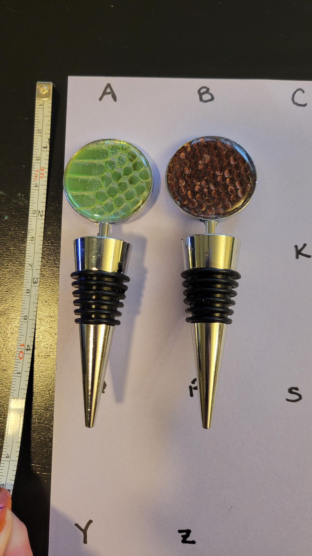 Snake Shed Bottle Stopper