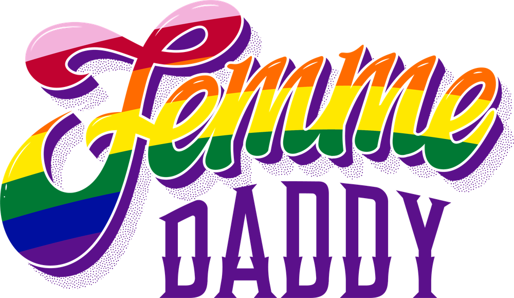 Femme Daddy Rainbow Sticker