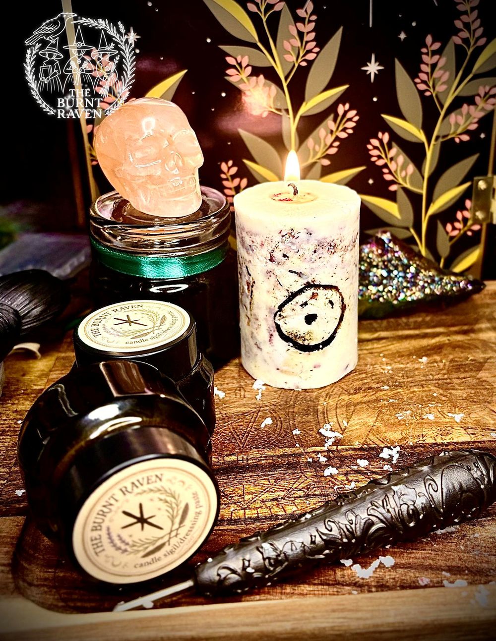 The Burnt Ravens candle sigil and dressing paste 1oz