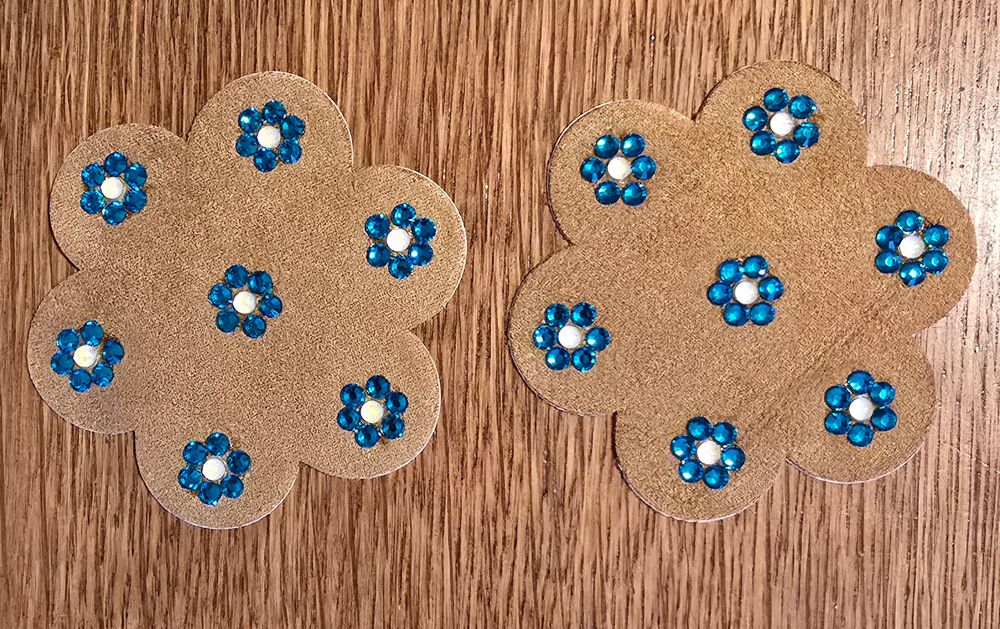 Blue Flower Pasties