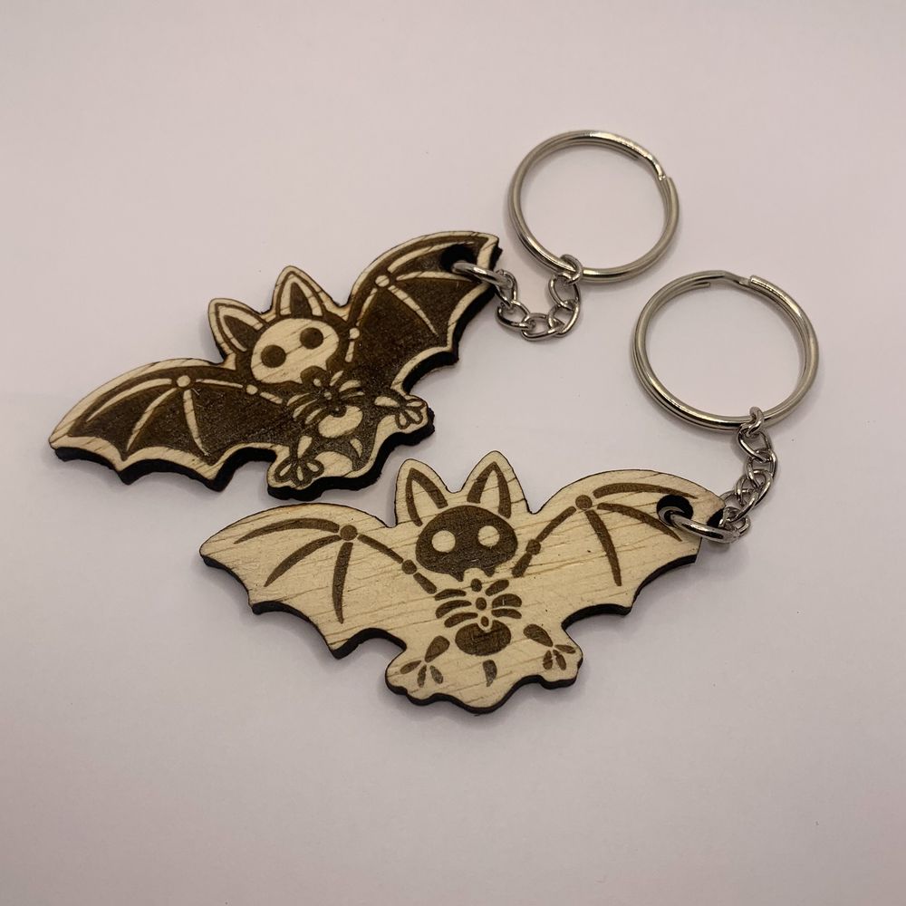 Skelly-Bat Keychain