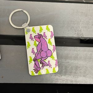Purple Hearts Frog Side 1