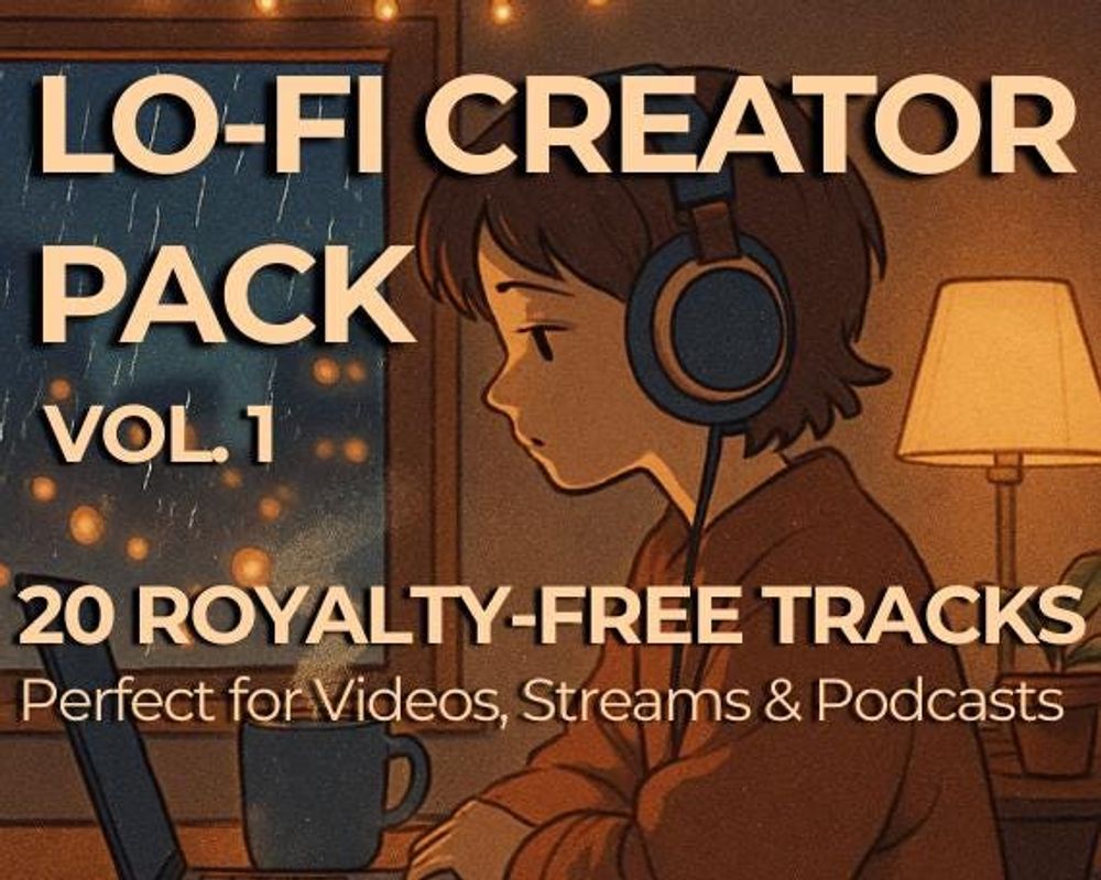Lo-Fi Creator Pack Vol. 1 | 20 Royalty-Free Tracks