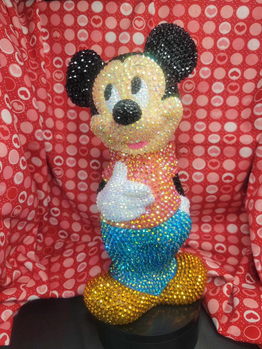 Rhinestoned Mickey Mouse