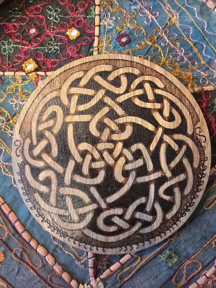 Celtic Knotwork Trivet/Altar Tile