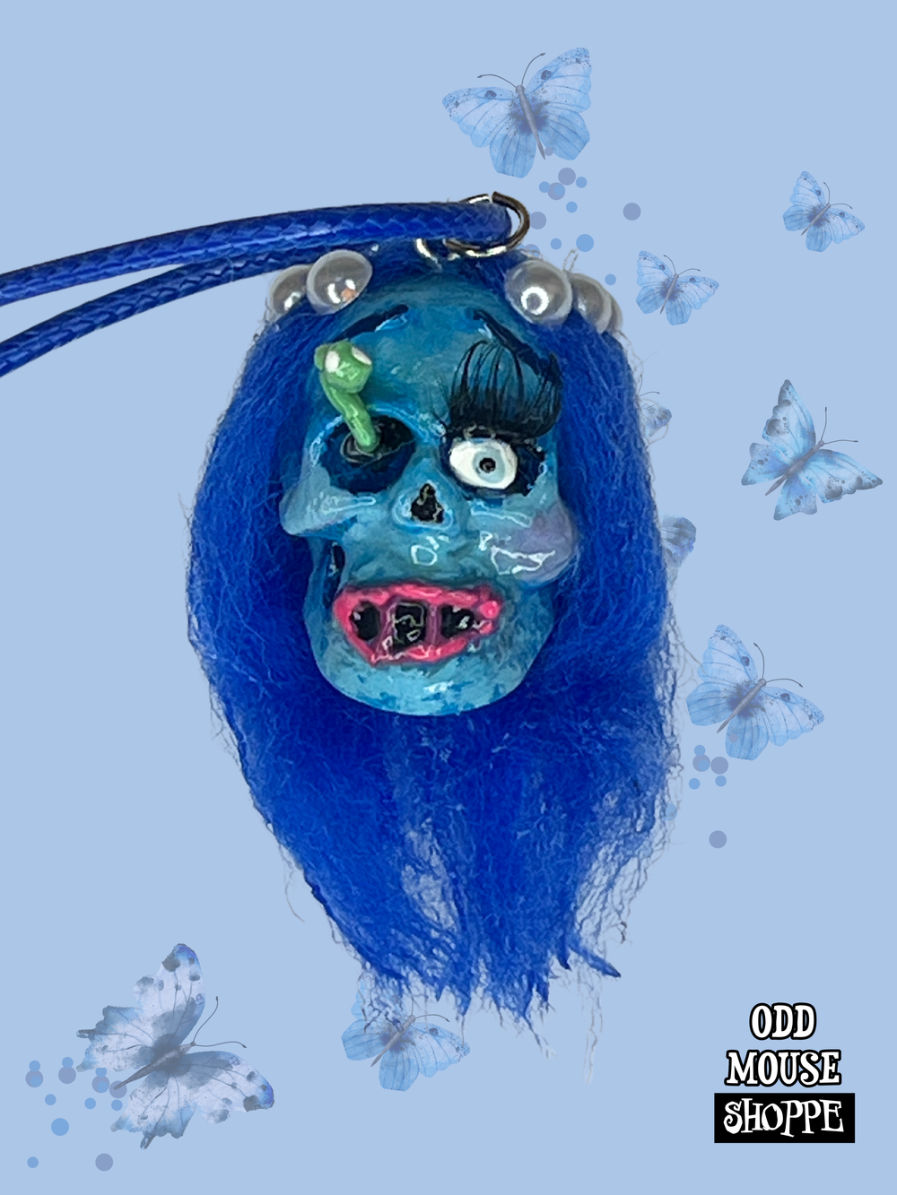 Blue Corpse Zombie Necklace