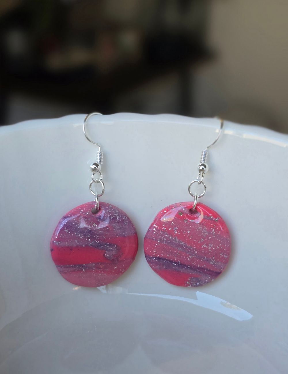 Pink Oasis Earrings 